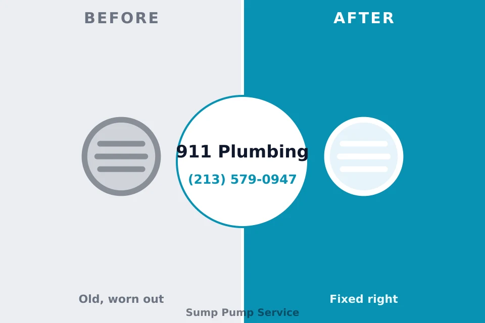 Before and after: plumbing repair Hollister, MO